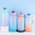 bottiglia portatile in plastica colorata sfumata - 2L