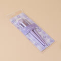 Serie viola 3pcs spazzola cosmetica combo