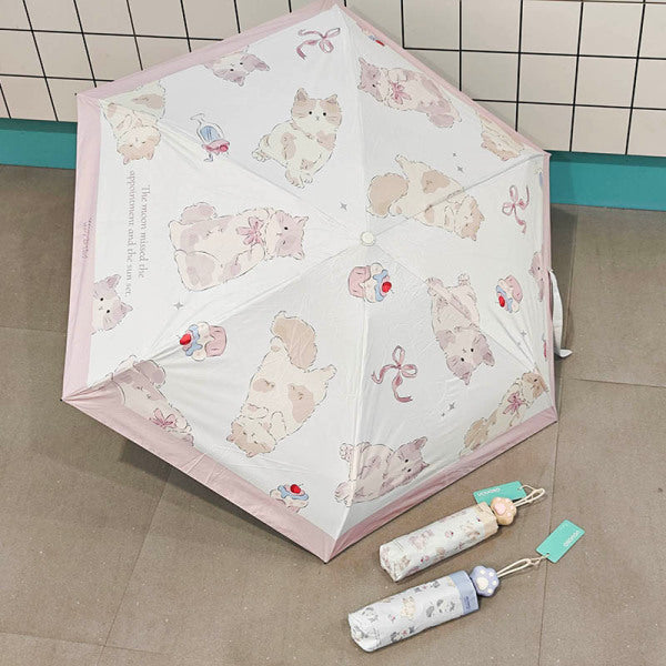 Mini ombrello gattino strano