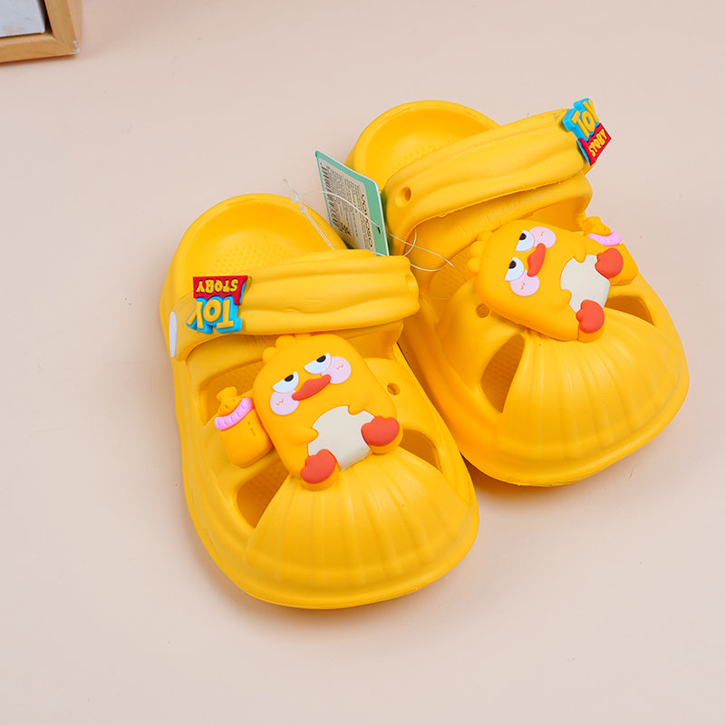 Little Yellow Duck Ciabatte da grotta per bambini Giallo 24-25