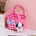 WOW ROSA - Borsa a mano di cuccioli di cane