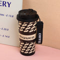 Tazza da caffè con motivo pied de poule - 500 ml