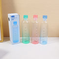 Bicchiere con cannuccia a righe verticali - 600 ml