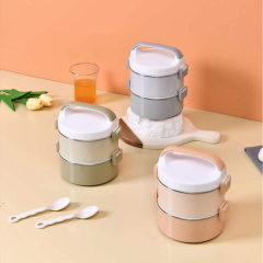 Bento box portatile a doppio strato - 1200 ml