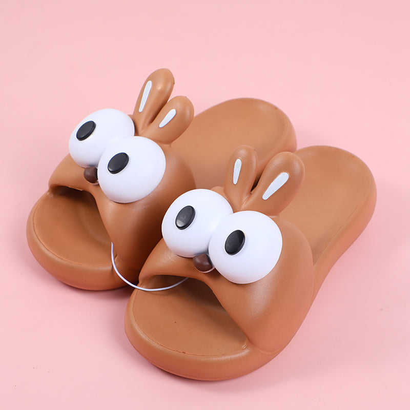 Interessanti e accattivanti pantofole da donna taglia 37-38 (marrone moka)