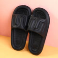 Pantofole da uomo con strisce verticali creative taglia 44-45-nero