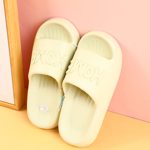HOME coppia di pantofole da donna taglia 38-39 (verde nebbia)