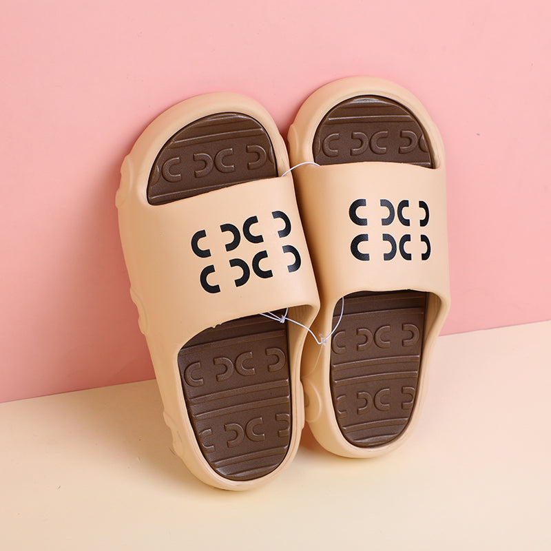 Ciabatte da uomo elastiche antiscivolo bicolore - cachi (40-41)