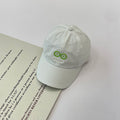 Cappellino da baseball per bambini con occhi divertenti e asciugatura rapida - bianco