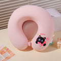 Cuscino a forma di U in memory foam HeyCat – Rosa