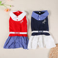 Abito camicia a quadri preppy per animali domestici - L
