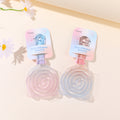 Spazzola per capelli bagnati e asciutti Bear Head della serie Gradient Color Candy