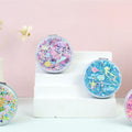 Specchio rotondo con strass serie Ocean