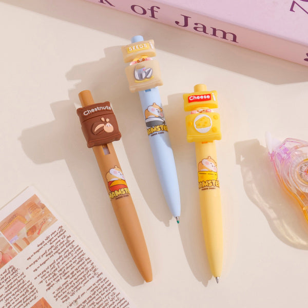 7197 Hamster Foodie Diary Series – Penna a sorpresa – Inchiostro nero