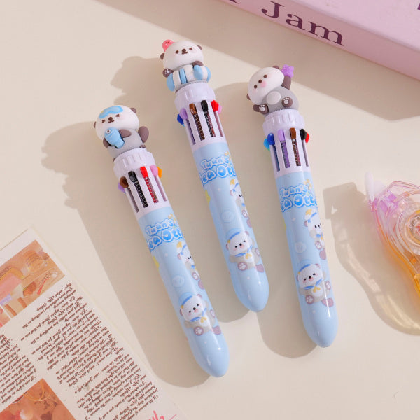 7962 Otter TuanTuan Series – Penna a sfera a 10 colori