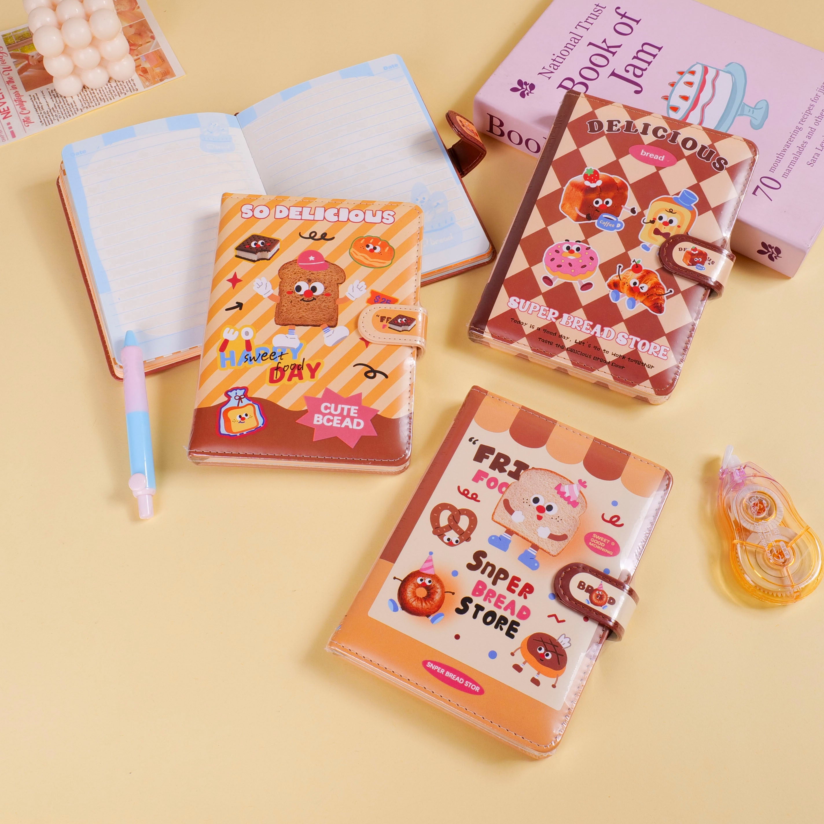 Serie Candy Toy – Quaderno con chiusura magnetica 36K – Pagine a righe 112 pezzi