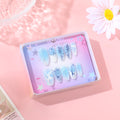 Serie Shiny – Unghie indossabili a forma di farfalla iridescente